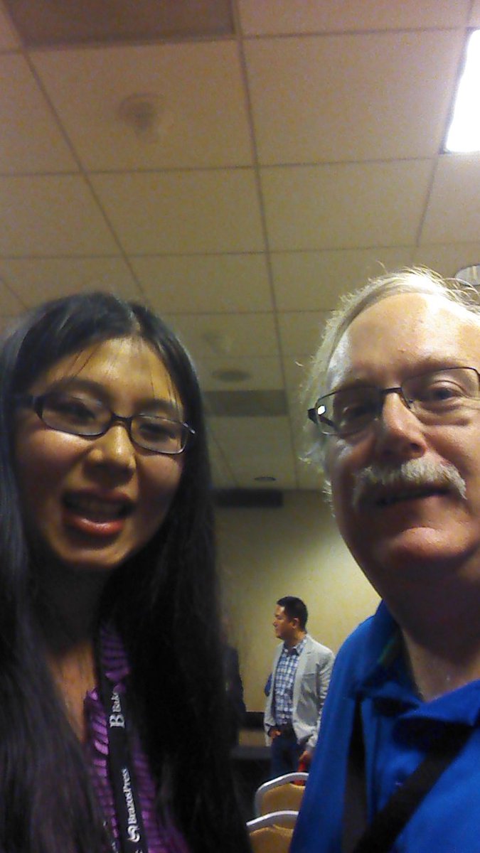 jenniferguo's tweet photo. .@Plong42 was sitting behind me in the Acts review session! #ets15 #bloggerselfie https://t.co/s3jPjbobvA