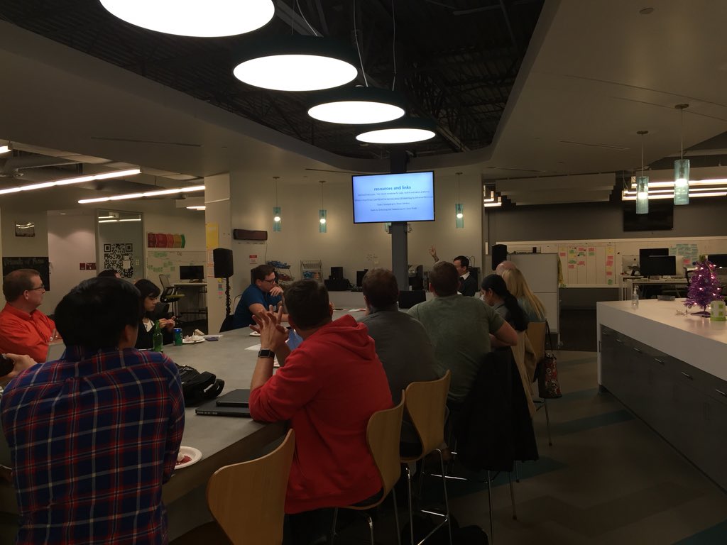Thank you to <a href="/andymcnally/">Andy McNally</a> for coming in town to speak at the <a href="/ixdacolumbus/">IxDA Columbus</a> event tonight. #uxdesign #prototyping