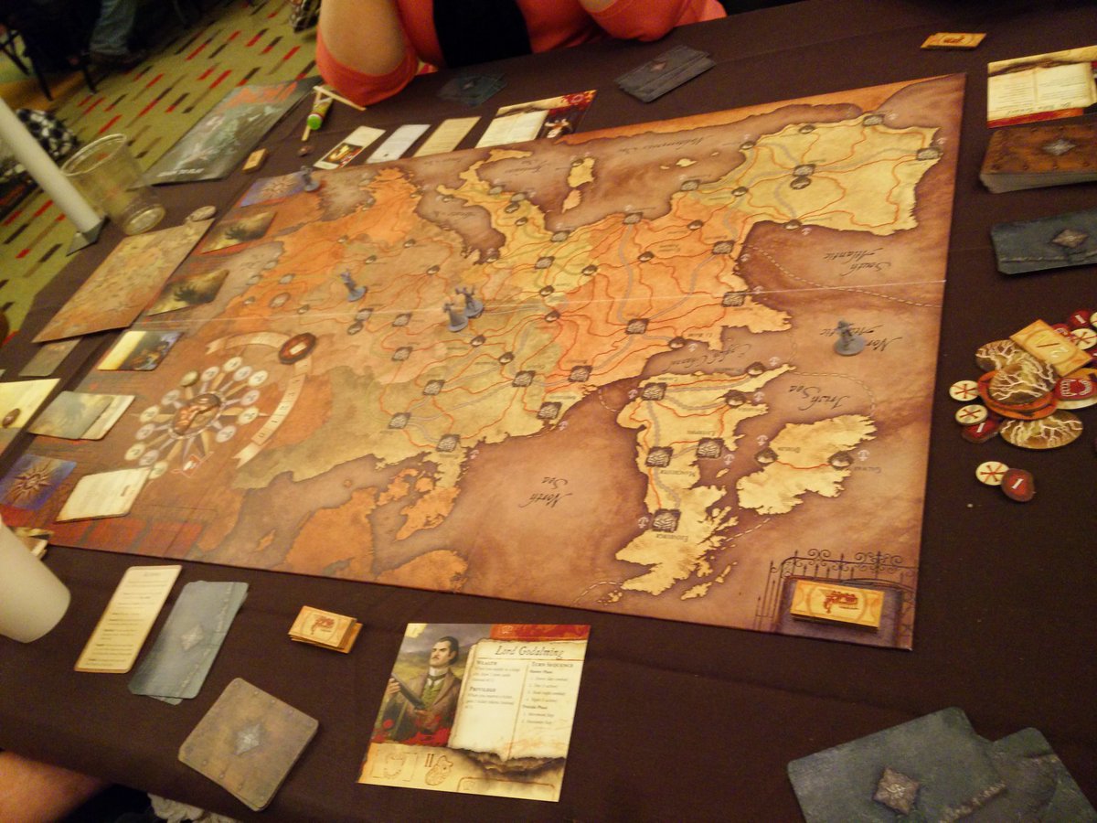AManNamedSmith's tweet photo. Playing Fury of Dracula. I just told the Dark Lord to "suck it." #VampirePuns https://t.co/IQwp0gZ0zT