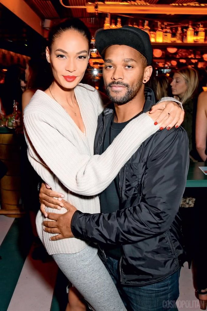 Romantically linked boyfriend and girlfriend: Bernard Smith and Joan Smalls