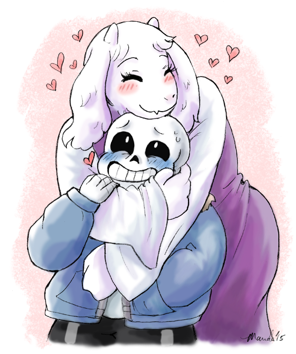Rashiira's tweet photo. Toriel gives the best hugs! (More Undertale and more Sans / Toriel. CAN'T STOP ME.) #undertale #soriel #toriel #sans https://t.co/KjSLuVgyfr
