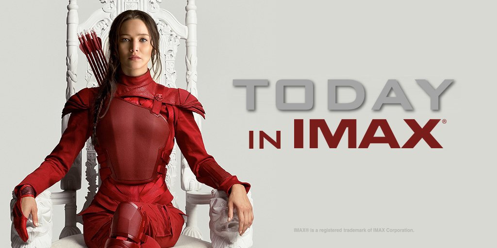 cinema21's tweet photo. THG: Mockingjay - Part 2 tayang dalam format 2D, @IMAX 3D dan Dolby Atmos. https://t.co/0ilR0qAnVo https://t.co/UtvQNaLolL