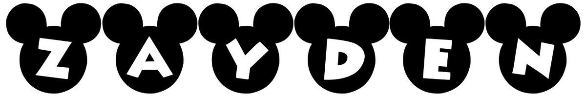 Get this wonderful Mickey Mouse Ear child's name vinyl wall decal. etsy.com/listing/257004… #christmasgifts