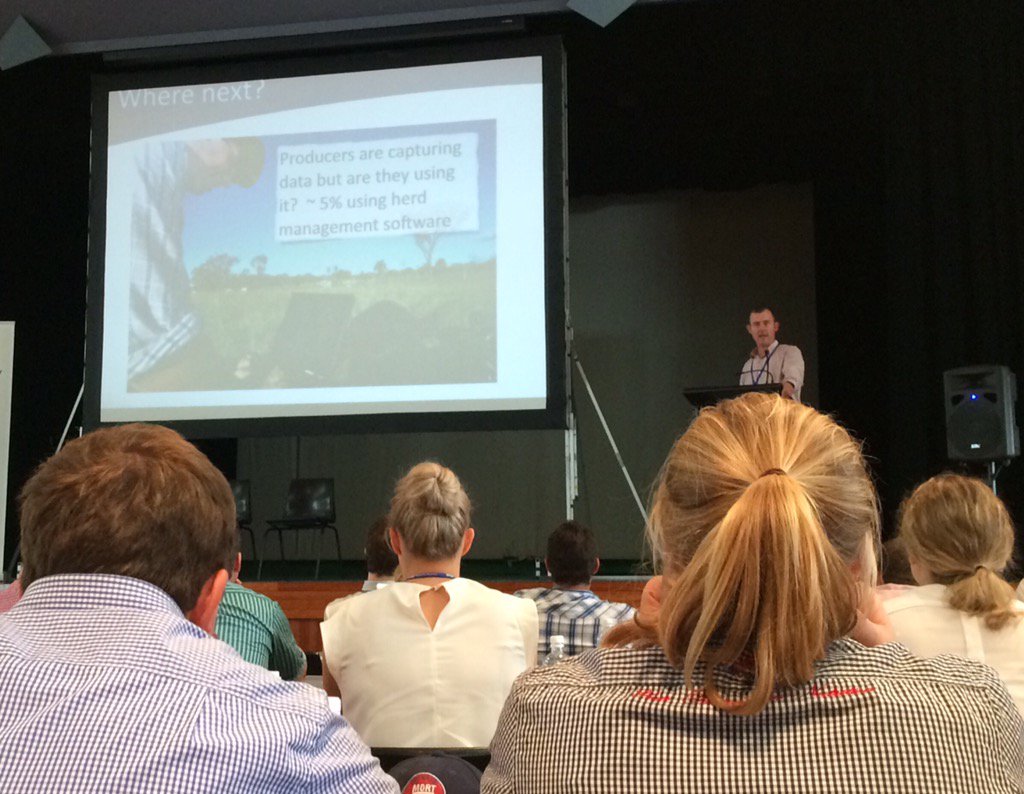 LExchangeAU's tweet photo. @CQUni highlights potential of #RFIDs in #herdmanagement at #YBPF. Amazing technologies emerging!  @FFNAustralia https://t.co/st4C7IAglK
