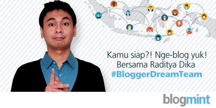 Anak muda! Lg ada lomba blog di <a href="/Blogmint_ID/">BLOGMINT</a> barengan sama bro <a href="/radityadika/">raditya dika</a>. Monggo ikutan ya, Jgn ketinggalan! :)