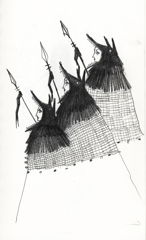 Thing-A-Day: Wolf Hunters #art #illustration #ink #drawing #sketch #iloveart #design #graphicdesign #draw