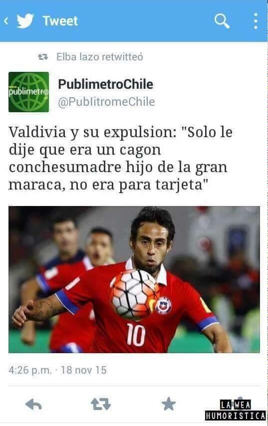 YerkoMarcic's tweet photo. Que crack! #PeroConRespeto https://t.co/T3Gr6P3t7e