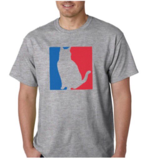 Lajohns2's tweet photo. Can't wait to sport my @NBAcatwatch t-shirt around the @dallasmavs office! #catlady #wishihaditrightmeow #felinegood https://t.co/UnuQVCjz0f