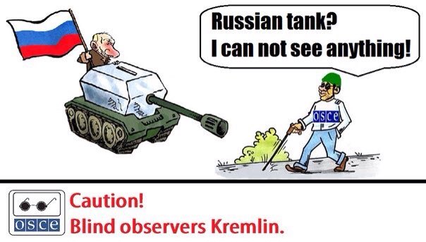 solomonmax's tweet photo. Наша рубрика "У кожному малюнку с ОБСЄ" #mercenaryOSCE #OSCEshieldTerrorists https://t.co/Nb6QwlW8wY