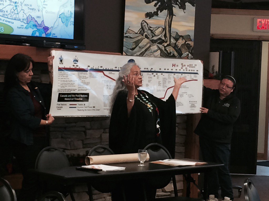 KenoraTaskForce's tweet image. Laura Horton gives a riveting presentation "If We Are All Treaty People, Now What?" at the Task Force AGM #Kenora