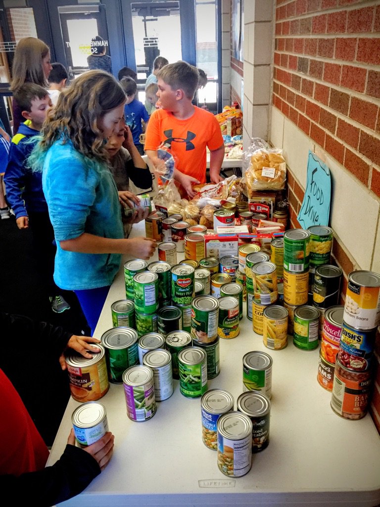 aliciaduell's tweet photo. Student Council filling boxes with Thanksgiving meal ingredients for needy families @Hammerschmidt44 #WeAre44 https://t.co/Osd1zgcJeZ