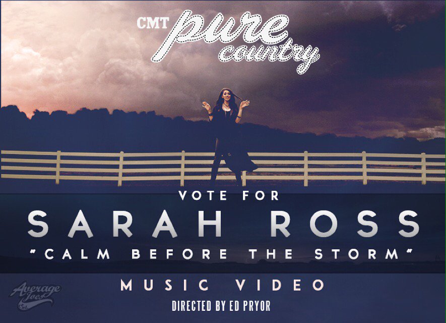 SarahRossMusic's tweet image. Y'all can now vote for "Calm Before the Storm" in the 12 pack countdown on @CMT ! Thank you❤️cmt.com/show/cmt_pure_…