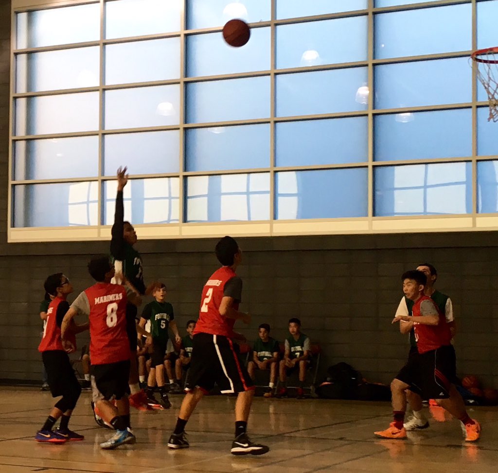 benacker's tweet photo. For the 1st time in several years, the boys bball teams from #DanaMS and #FoothillsMS squared off at the Dana Gym! https://t.co/pLtEe4HMLK