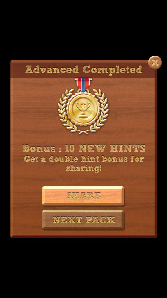 4jwenzel's tweet image. I just finished Advanced pack in Words Crush!
Wake up your sleeping brain by finding words!
onelink.to/wordscrush