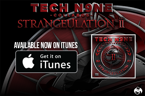 TechN9ne's tweet photo. Strangeulation 2 is officially out on @AppleMusic , I want you to listen & talk to me! https://t.co/HorvR0KgXI https://t.co/GHMTmeWyof