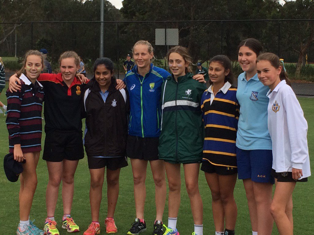 APS - AGSV Girls cricket gala day with Aussie superstar Meg Lanning