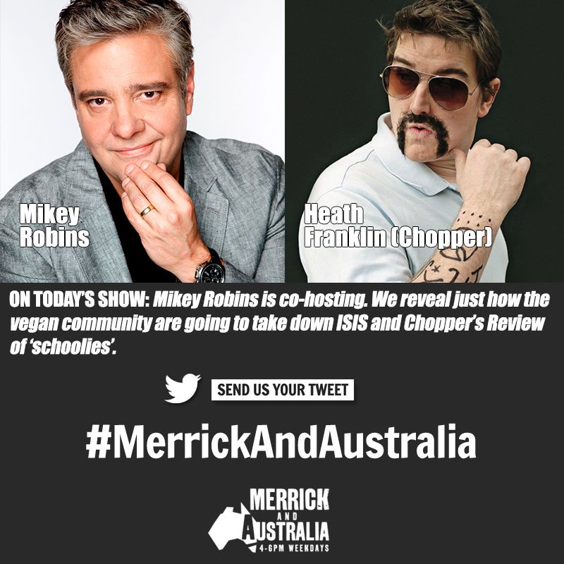 MerrickvilleFM's tweet photo. Today @MikeyRobins is in + a brand new review from @RonnJohnChopper about SCHOOLIES #MerrickAndAus https://t.co/oRib0ElrVw