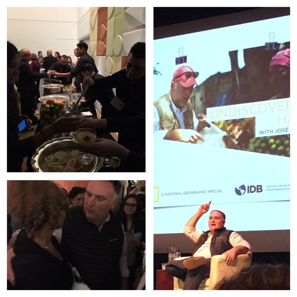 MaiPretto's tweet photo. #undiscoveredhaiti premiere📽 #pbs #cleanstoves #rumsour 🍹#haiticheri thnx4 2nite @Taylor_Gourmet @chefjoseandres ❤️ https://t.co/sIhYRnoVrC