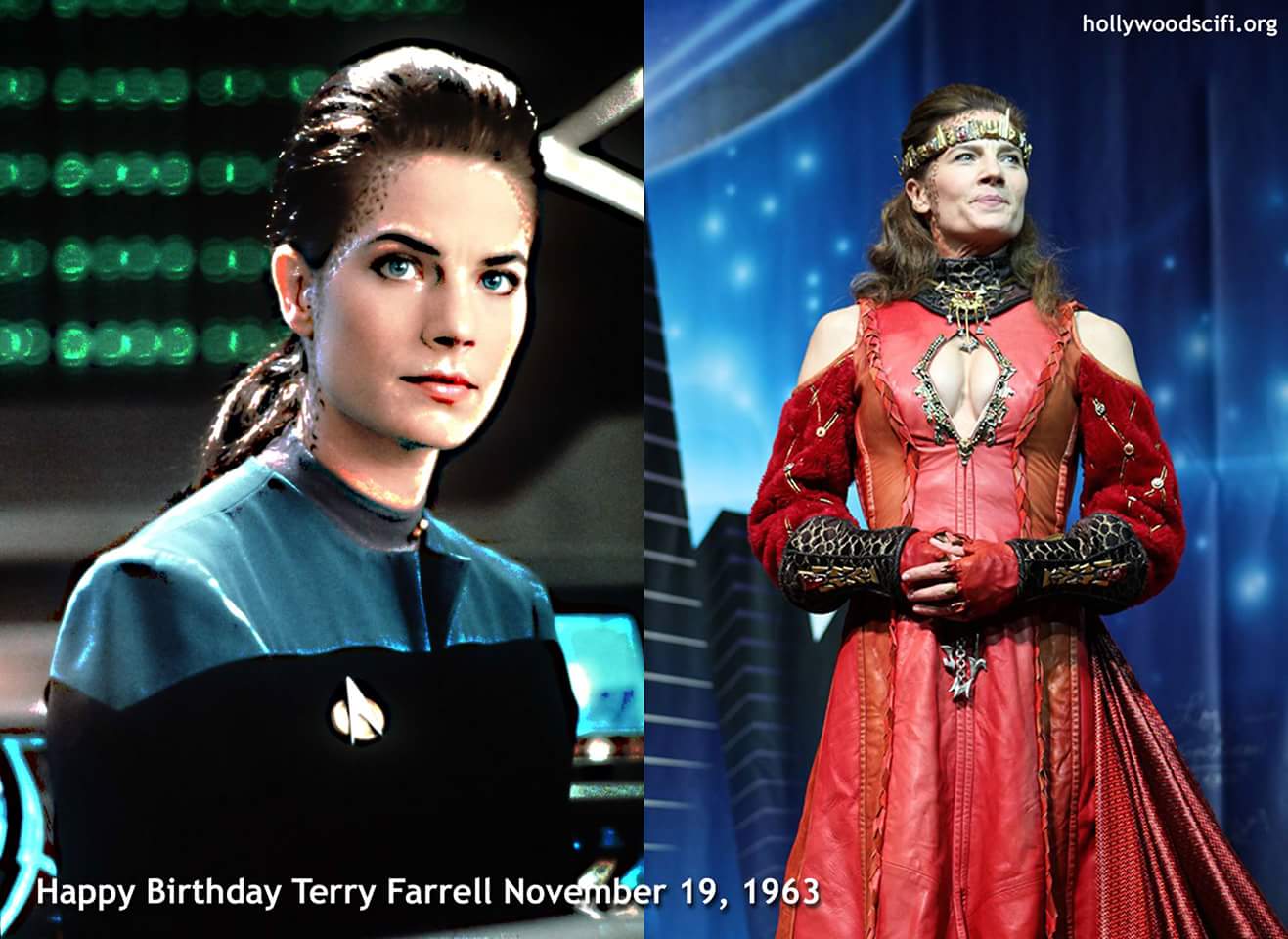 Happy Birthday to Terry Farrell and Robert Beltran!   