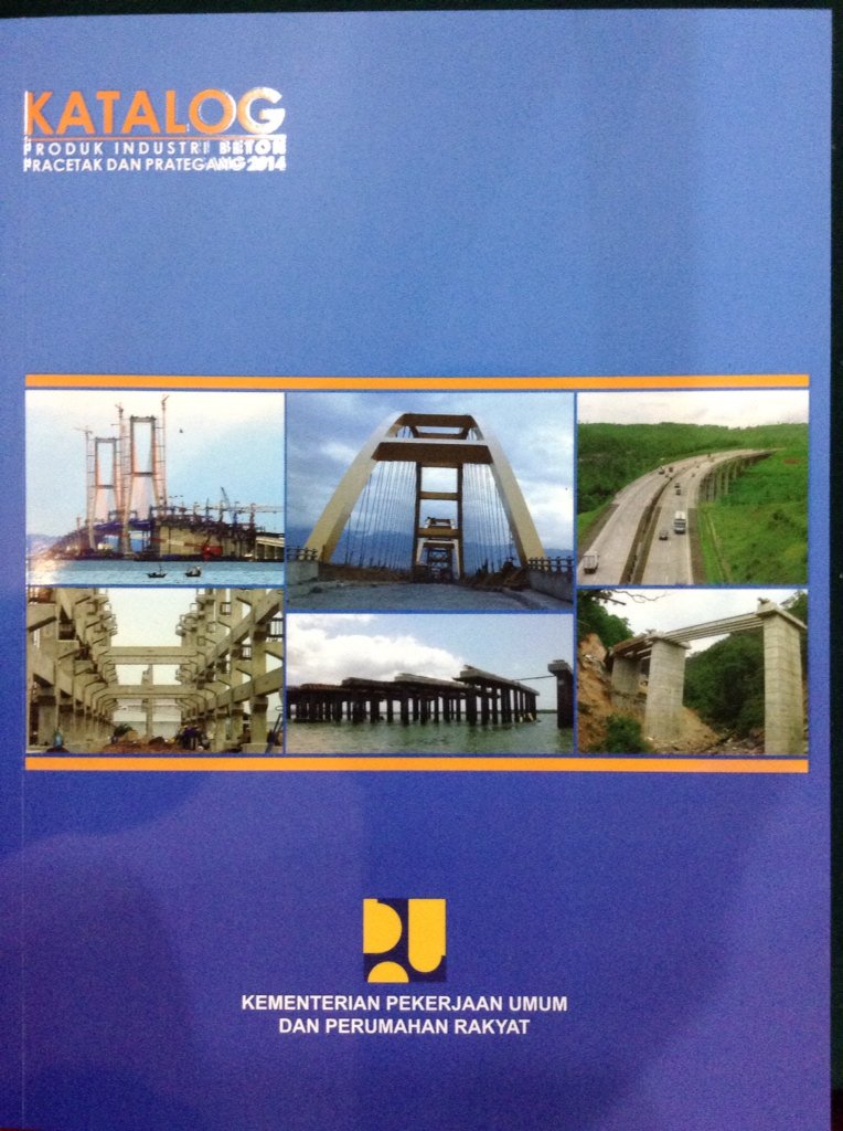 iappi_indonesia's tweet photo. Product Catalogue of Indonesian #Precast #Prestress Concrete Industry by Min of Public Work.Presented in Banjarmasin https://t.co/PjeyFHfOVA