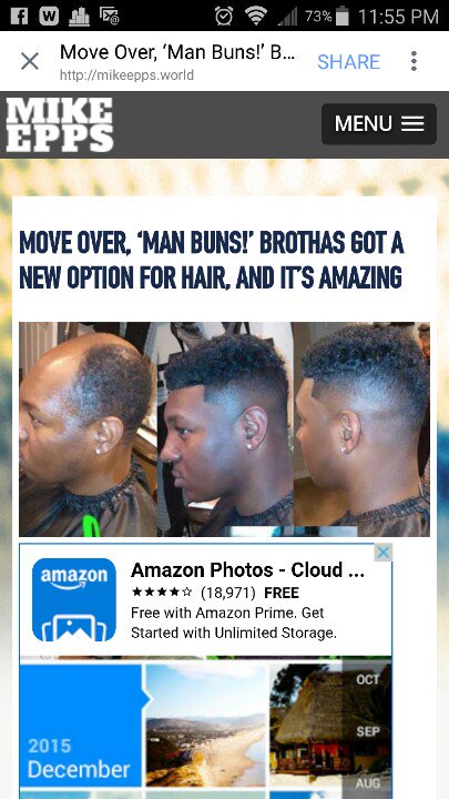BCombsHair's tweet photo. @TheRealMikeEpps love the post on your site. #manweave #mantracks #BCombsHair @cimajestudio @bcombshair #hairstylist https://t.co/vAaJl41xmn