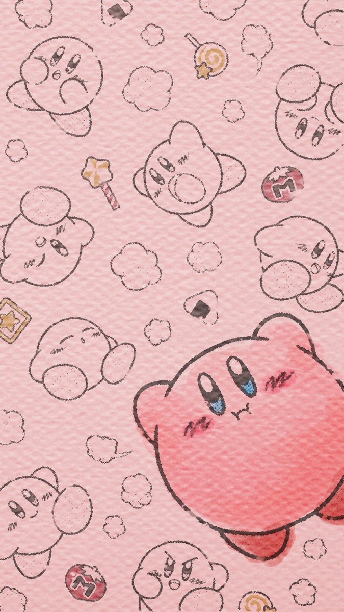 Pushdustin Kirby Advertisement From Nintendo S Line Account Japan Only Nice Phone Wallpapers T Co Cj6rvlxcuz