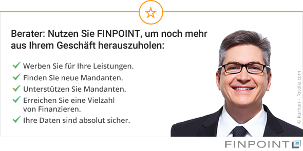 Finpointer's tweet image. #Berater: Unterstützen Sie #Mandanten noch effektiver bei der Suche nach #Finanzierung! finpoint.de