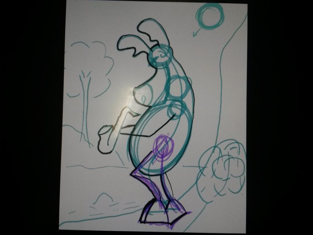 aleng05's tweet photo. Mi boceto del reno saxofonista #nosepintar #pocoapoco #laintencionesloquecuenta https://t.co/fmSJkaFrER