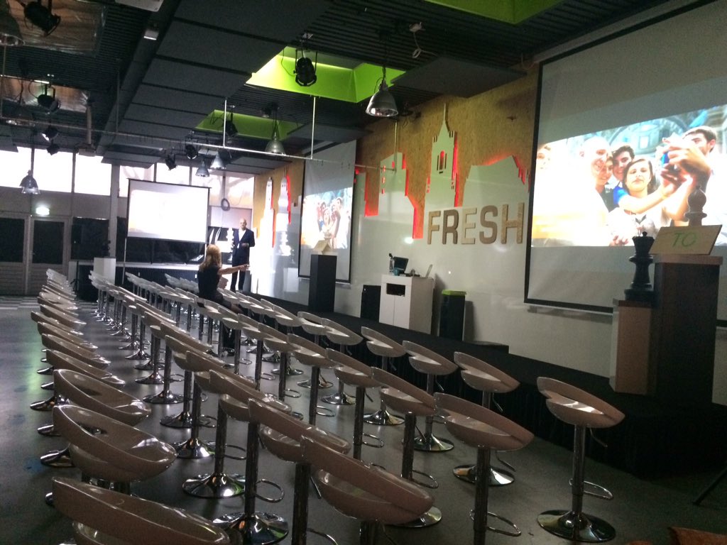 Laatste dry run voor de start bij de trend Structure Reconsidered, wij zijn er klaar voor! #Fresh2016