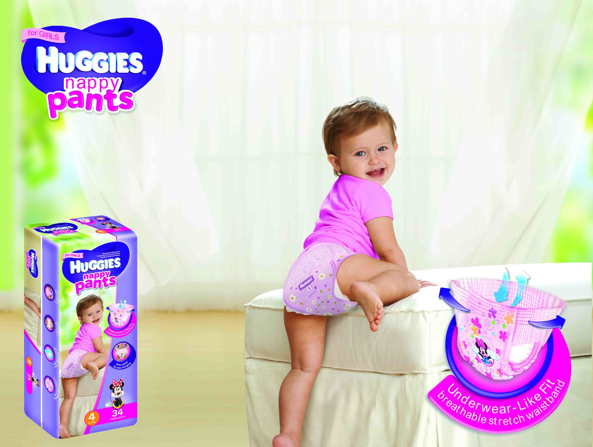 Huggies pants cheap girl 4