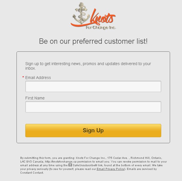 knots4change's tweet photo. Are you on our preferred customer list? Be first to know about promos &amp; sales.Sign Up - https://t.co/HhbQ4kmwix https://t.co/gPwwI4lxZJ