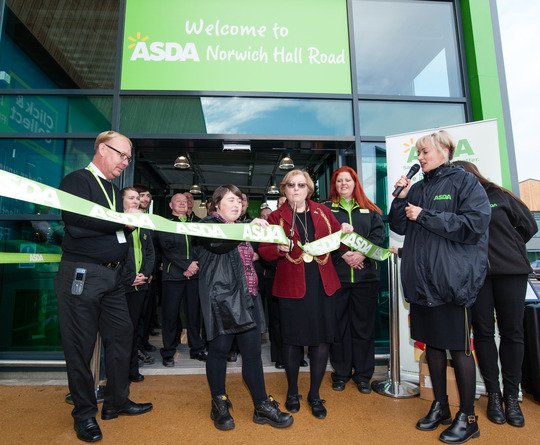 WalkNorwich's tweet photo. A Walk #Norwich Champion opened a @asda this week built on old shoe factory site https://t.co/TJ5ueXe7TL Very proud! https://t.co/SDLA9D85Gc