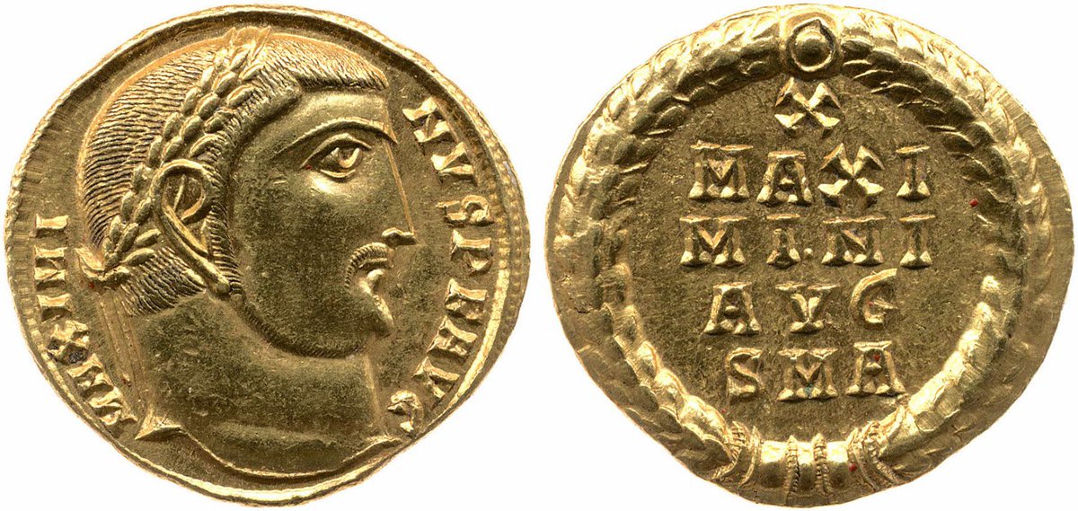 britishmuseum's tweet photo. Born #onthisday in AD 270: the Roman emperor Maximinus II (with bonus #Movember moustache!) https://t.co/Xte9rlDyzA https://t.co/bBCgAqGvfB