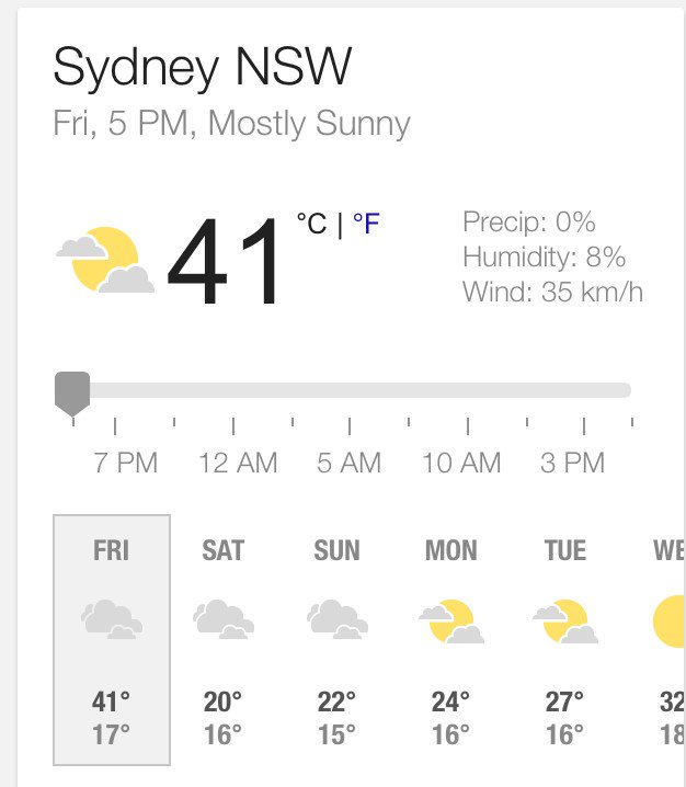 MattBrannRURAL's tweet image. Sydney calls it a heatwave.... Alice Springs calls it Friday @rohwick @702sydney