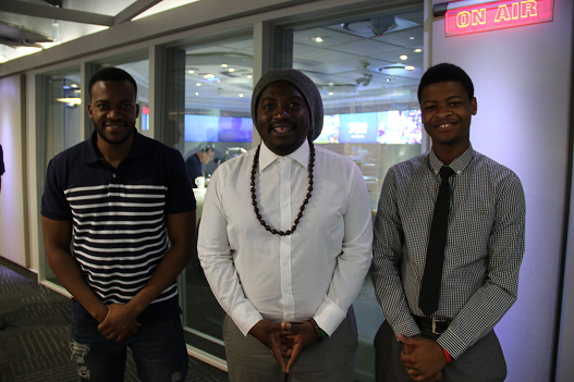 John_C_Robbie's tweet photo. [COMING UP] @ThinaMovie creators in studio with me. Let's help the guys with their #RoadToTheOscars
#ThinaSobabili https://t.co/8bkQ4Qi90k