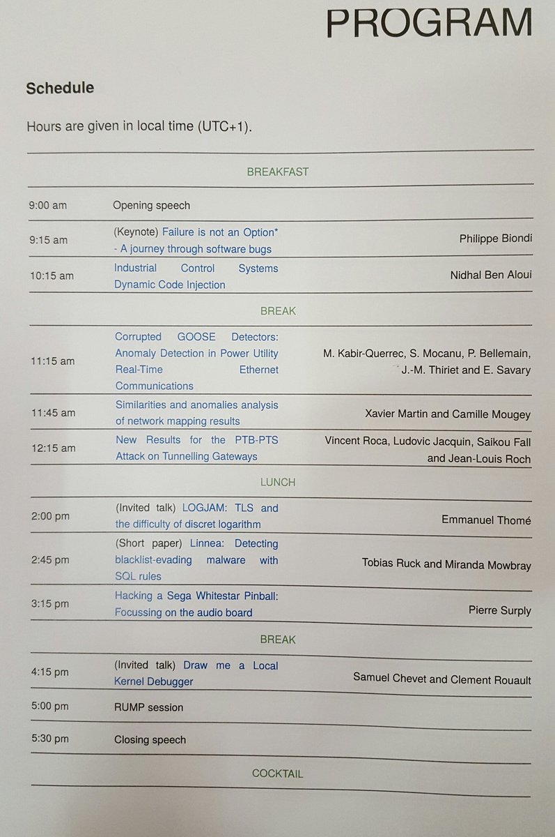 b0untea's tweet image. H-2 #Schedule #GreHack #infosec