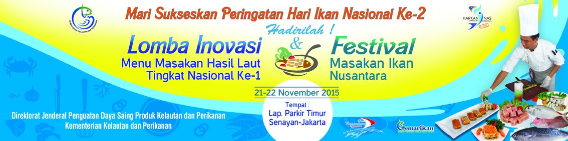 Ditjen_PDSPKP's tweet image. HADIRILAH PERINGATAN HARI IKAN NASIONAL Di GBK, PARKIR TIMUR SENAYAN, 21-22 NOV 2015.@KemenKP #venztime #JumatBerkah