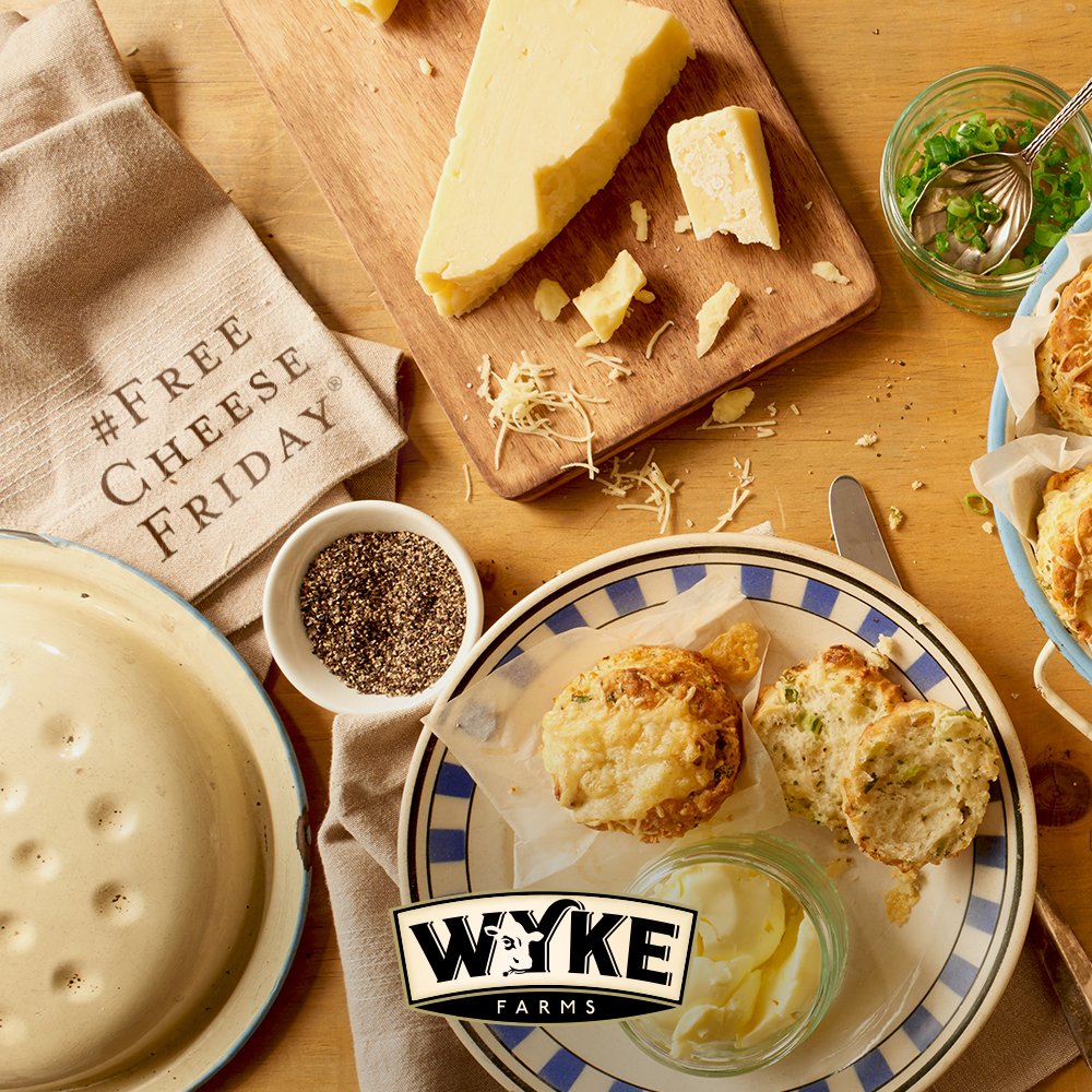wykefarms's tweet photo. It’s #FreeCheeseFriday®! Simply RT&amp;F to be in with a chance of winning a pack of Cheddar later today. #WIN https://t.co/6WPMJ1LHhc