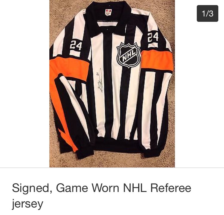 nhl ref jersey