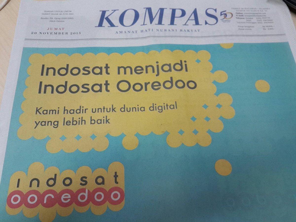 StoreMateDPK's tweet photo. Indosat Ooredoo memudahkan akses dunia digital yg terjangkau utk #IndonesiaDigitalNation. Mari sambut perubahan! https://t.co/oLjkrtdvT3
