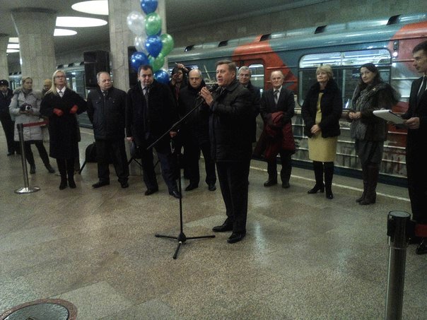 В Новосибирске новый вагон метро, посвященный академику Лаврентьеву в поезде-музее. 
#Новосибирск #новости