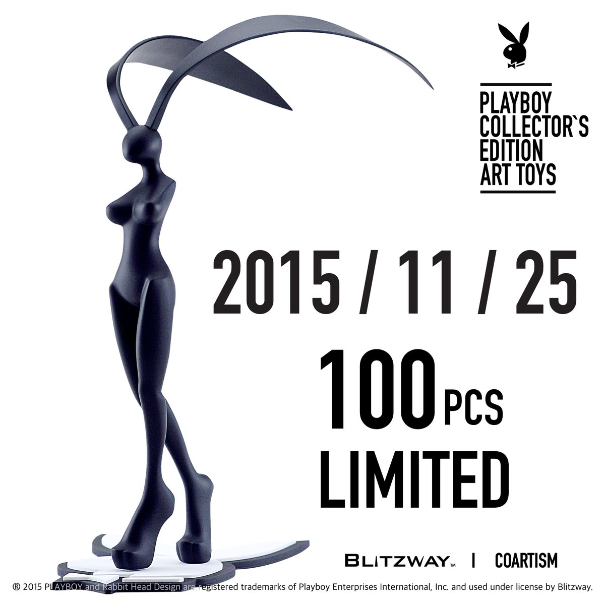 PLAYBOY X twelvedot 
100 pcs Limited
Launching Date 2015.11.25(wed)
Shop coartism.com