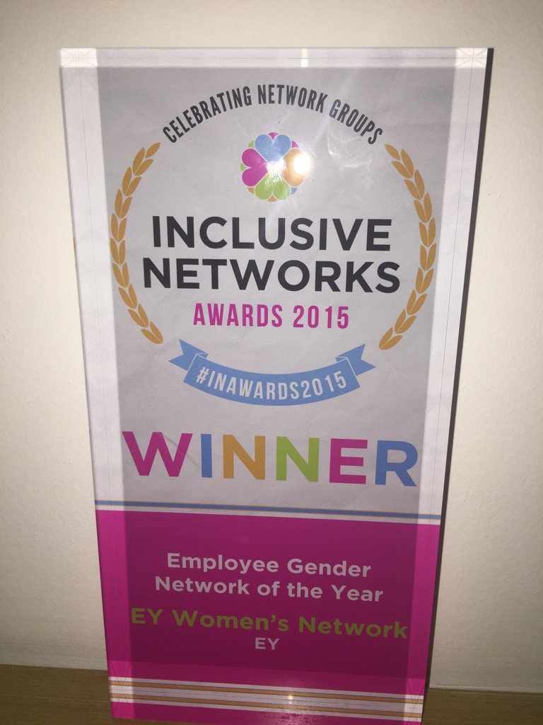 JoannaSantinon's tweet photo. On its way to London via Leeds today! #EYWomensnetwork #INAwards2015 @JenHLow https://t.co/8fbR7kGuI9