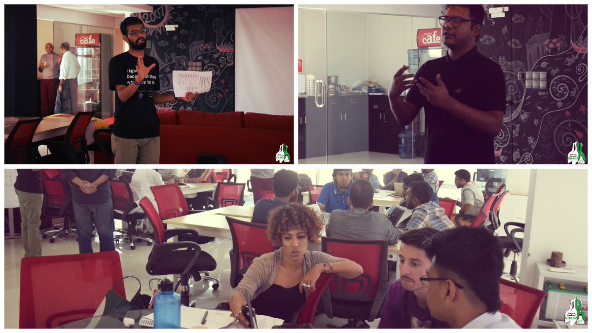 SWDhaka's tweet photo. SWDhaka 15: Battle is on with @anuragmaloo @sajidislam @OvickAlam . #SWDhaka #SWDhaka2015 #GSB2015 https://t.co/rEBLQmsNnw