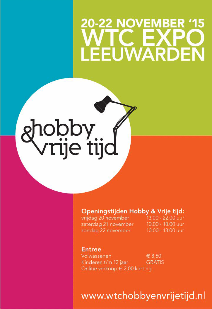 EvenementenFrl's tweet photo. Dit weekend beurs Hobby &amp; Vrije tijd @WTCHobby in @WTCExpo #Leeuwarden. #hobby #vrijetijd #fryslan https://t.co/bFNQxpNCzJ