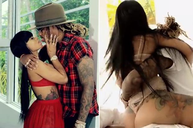 Music video or sex tape? Blac Chyna romps with rapper in exp