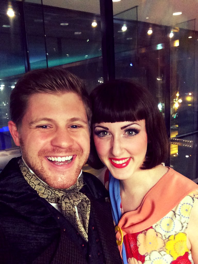 TourvilleLuke's tweet photo. Two #drakealums representing @GuthrieTheater opening night of Christmas Carol! https://t.co/qcADyqGqH5