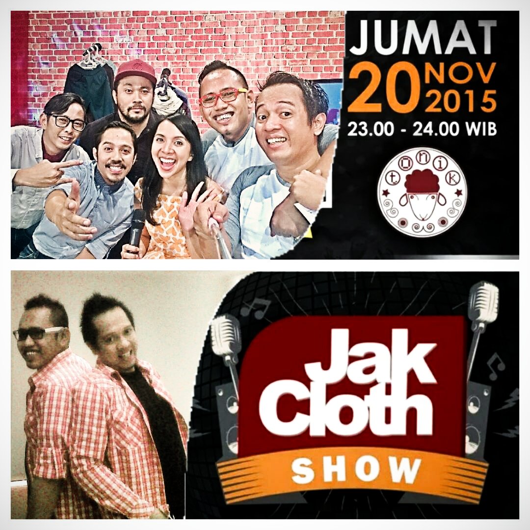 Tonight <a href="/jakcloth_show/">Jakcloth_show</a> pk23.00WIB <a href="/langitRTV/">RTV</a> <a href="/moccaofficial/">MOCCA</a> @dombadombitonik <a href="/Duo_Beejie/">D'MONAS</a> (D'Monas #kreasitanpagengsi