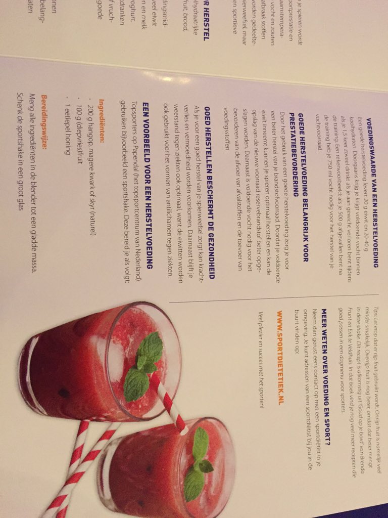 EllyKaldenberg's tweet photo. Herstel na sporten @SportdietistNL #sportvoedingscongres https://t.co/HXBLhKODj1