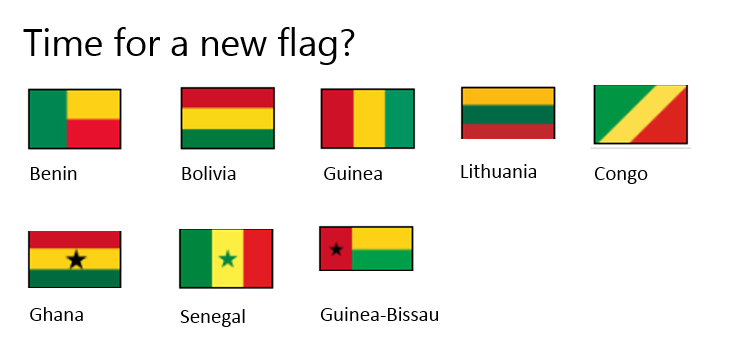 Gramener's tweet photo. New Zealand is voting today to choose a new flag. When are these countries going to? https://t.co/1h0m2gCvck https://t.co/nXWOBSfwTO